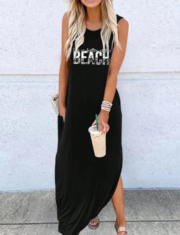 Rochie lunga SHEIN, negru