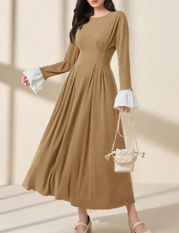 Rochie medie SHEIN, maro