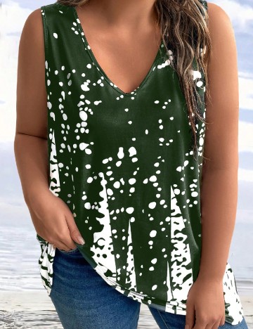 
						Maiou SHEIN CURVE, verde/alb