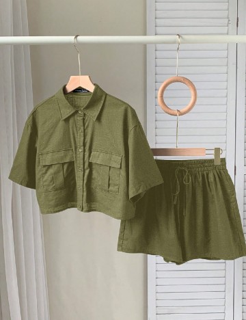 
						Compleu SHEIN, verde