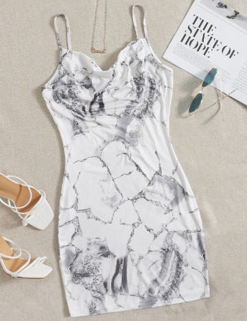 
						Rochie scurta SHEIN, alb