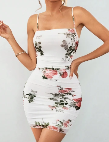 Rochie scurta SHEIN, alb