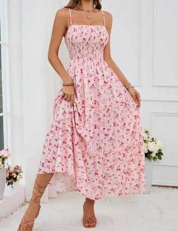 
						Rochie lunga SHEIN, roz