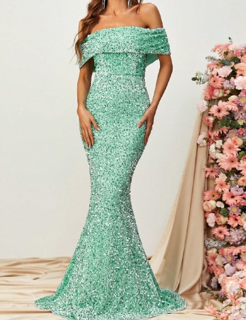 
						Rochie lunga SHEIN, turcoaz