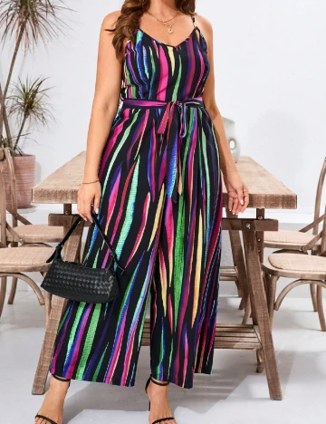 Salopeta SHEIN CURVE, mix culori