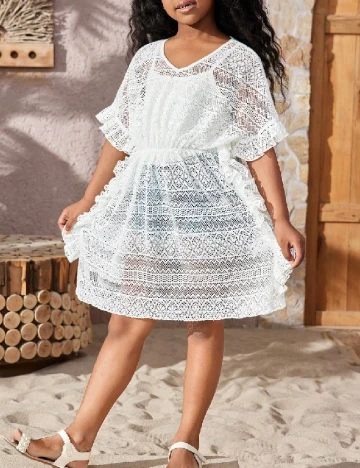 Rochie Shein Kids, alb