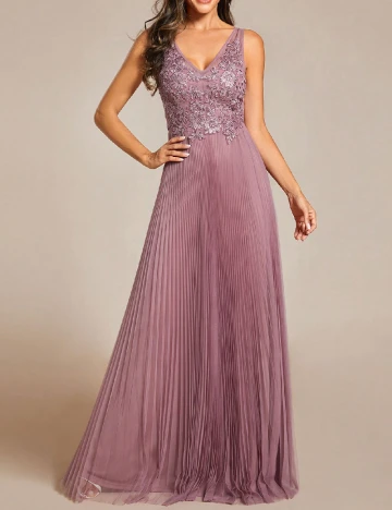 Rochie lunga Ever-Pretty, mov