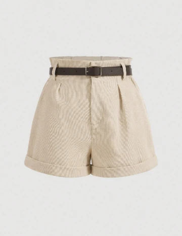 Pantaloni scurti SHEIN, bej