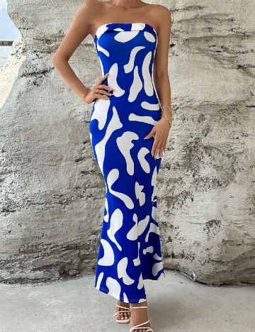 
						Rochie lunga SHEIN, albastru