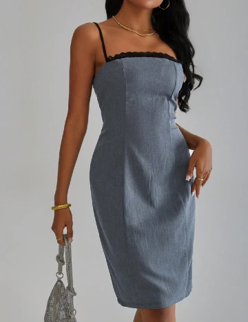 Rochie scurta SHEIN, gri