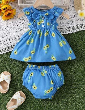 Compleu Shein Kids, albastru