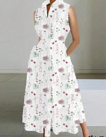 
						Rochie lunga SHEIN, alb