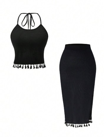 
						Compleu SHEIN CURVE, negru