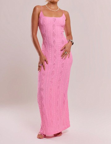 
						Rochie lunga Musera, roz