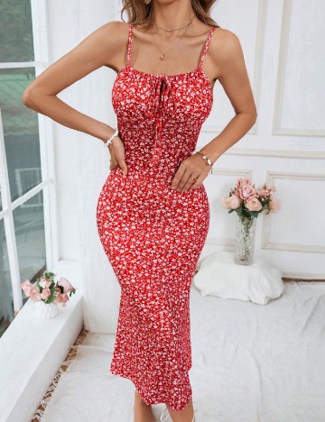 
						Rochie lunga SHEIN, rosu