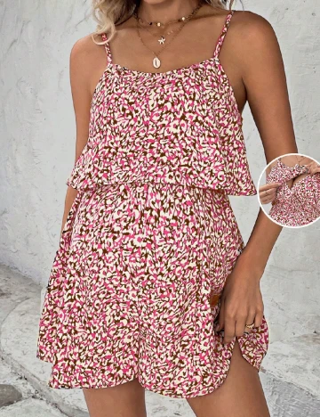 Salopeta SHEIN Maternity, mix culori