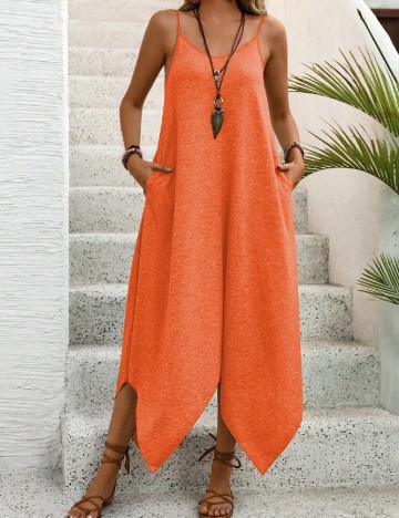 
						Rochie medie SHEIN, portocaliu