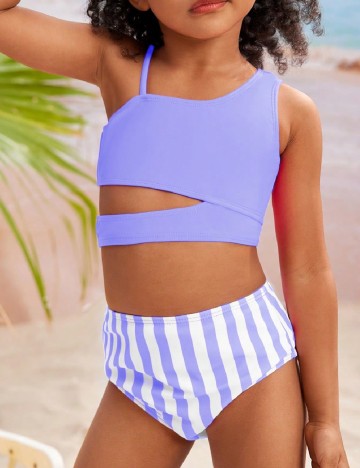 
						Costum de baie Shein Kids, mov