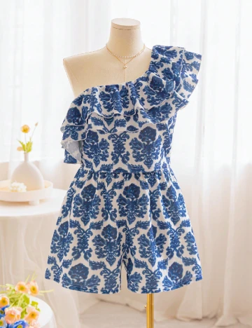 Compleu SHEIN CURVE, albastru