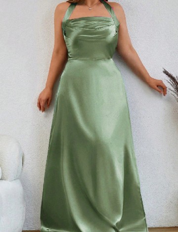 
						Rochie lunga SHEIN CURVE, verde