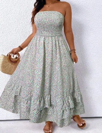 Rochie lunga SHEIN CURVE, floral