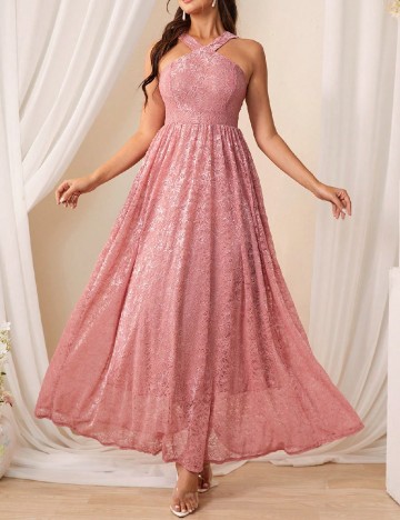 
						Rochie lunga SHEIN, roz