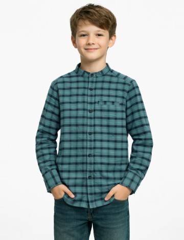 
						Camasa Zara, turcoaz