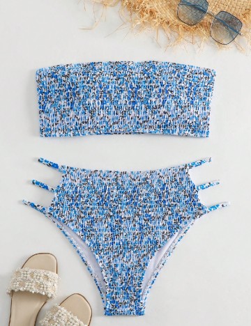 
						Costum de baie SHEIN, albastru