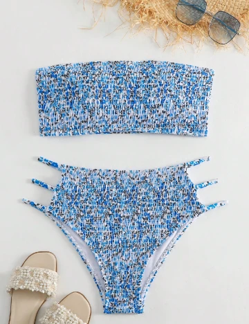 Costum de baie SHEIN, albastru