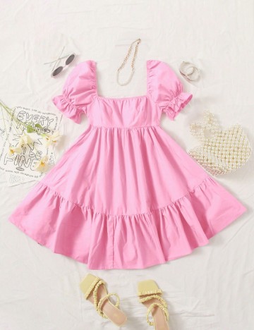 
						Rochie scurta SHEIN, roz