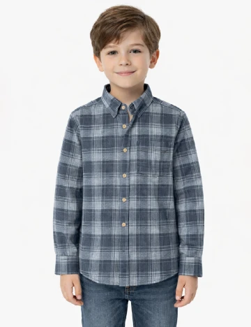 Camasa Zara, gri petrol