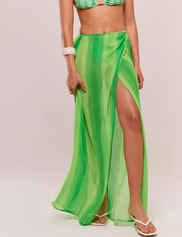 Fusta de plaja SHEIN, verde