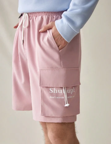 Pantaloni scurti SHEIN, roz