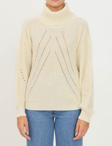 Pulover Only, crem, M
