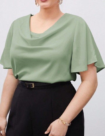 
						Bluza SHEIN CURVE, verde