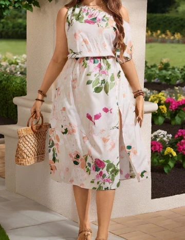 Rochie medie SHEIN CURVE, mix culori