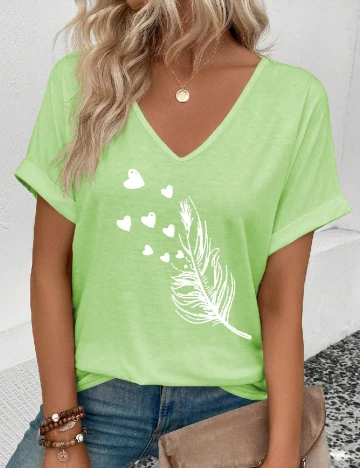 Tricou SHEIN, verdev