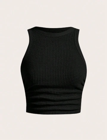 Top SHEIN CURVE, negru