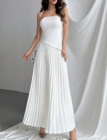 
						Rochie lunga SHEIN, alb