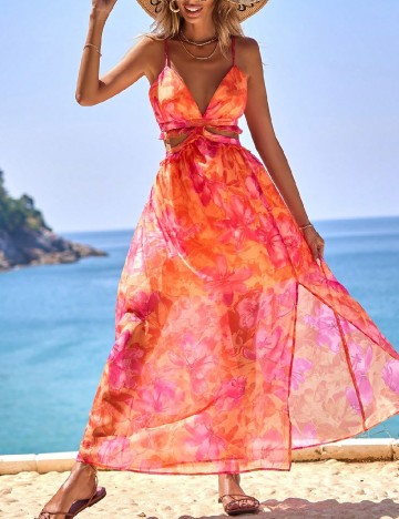 
						Rochie lunga SHEIN, mix culori