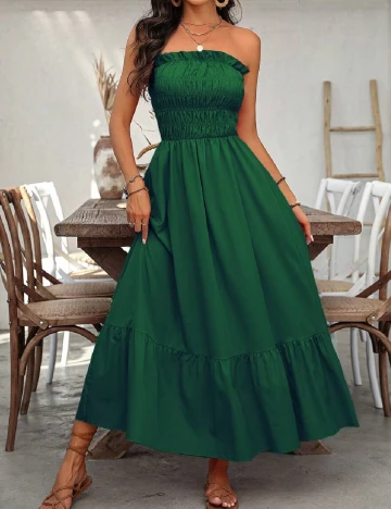 Rochie lunga SHEIN, verde