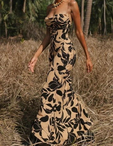 Rochie lunga SHEIN, maro