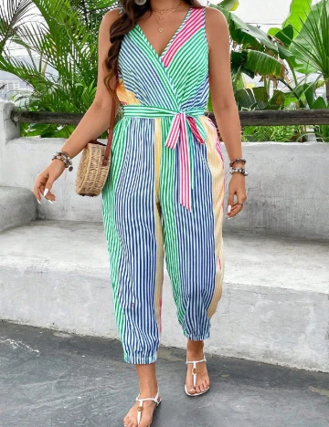 Salopeta SHEIN CURVE, mix culori