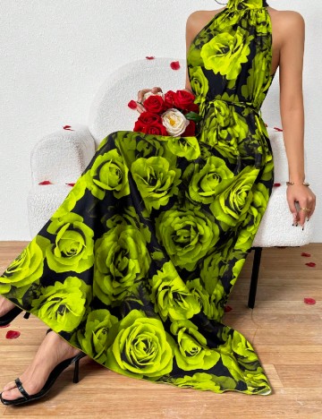 
						Rochie lunga SHEIN, verde