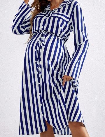 
						Rochie medie SHEIN Maternity, albastru