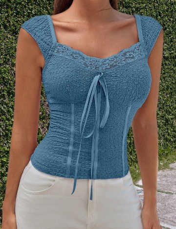 
						Maiou SHEIN, albastru