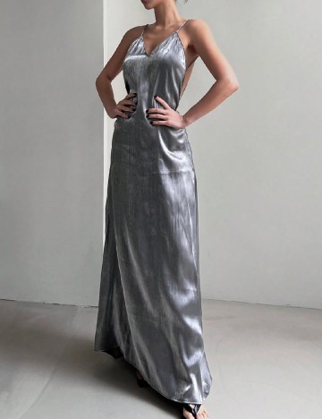 
						Rochie lunga Dazy, gri