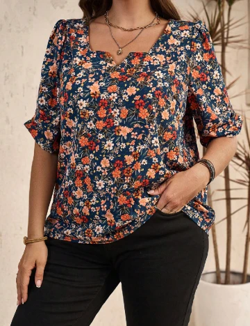 Bluza Emery Rose Curve, floral print
