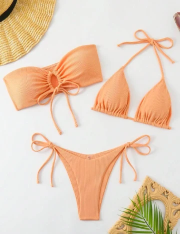 Costum de baie SHEIN, portocaliu