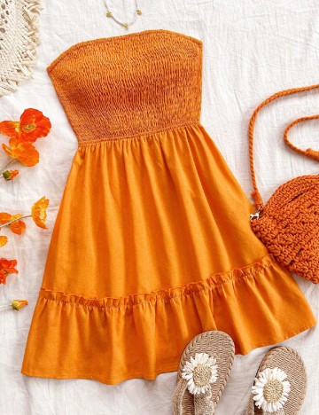 
						Rochie scurta SHEIN, portocaliu